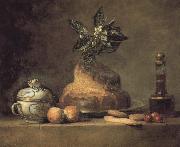 There is the still-life pastry cream Jean Baptiste Simeon Chardin